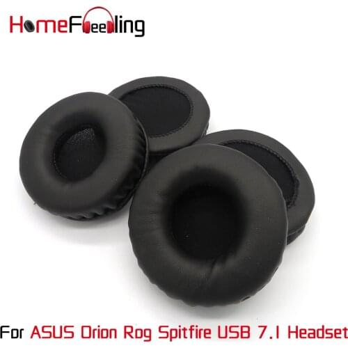 Homefeeling Ear Pads Cushions for ASUS Orion Rog Spitfire USB 7.1 Headset Soft Velour Sheepskin Leather Earpads Replacement