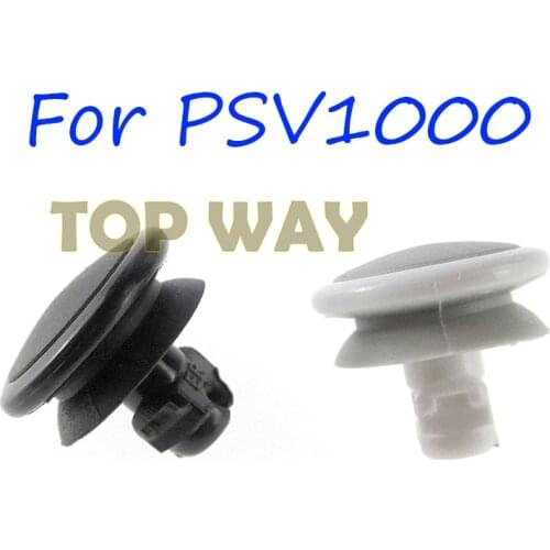 2pcs FOR PSV 1000 white black 3D Analog Joystick cap For PSV1000 Button Joystick Rocker cap For Psvita 1000 PSV 1000
