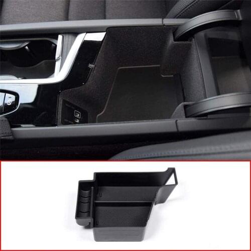For Volvo S90 XC90 V90CC 2017-2019 For XC60 2018 ABS Plastic Front Row Central Armrest Storage Box