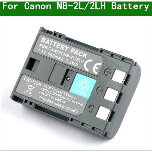 LANFULANG 850mAh Replacement NB-2L/ NB-2LH Battery for Canon PowerShot G7 G9 S30 S40 S45 S50 S60 S70 S80 MV901 MV940 MVX30i