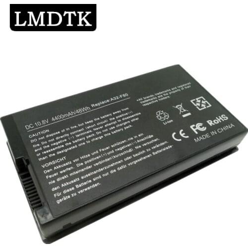 LMDTK New 6 cells laptop battery FOR ASUS F80 X61 X85 X88 f83 Series A32-F80 A32-F80A A32-F80H free shipping