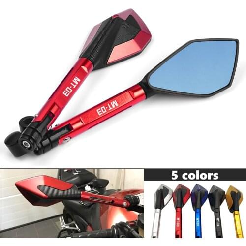 Motorcycle Rearview Mirror CNC Aluminum View Side Mirrors For YAMAHA MT01 MT09 MT07 MT10 MT03 MT 09 07 03 10 MT-09 MT-07 MT-03