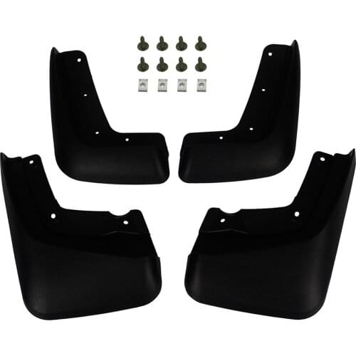 Set of 4 Front and Rear Splash Guard Mud Flaps for Volvo XC90 2006 2007 2008 2009 2010 2011 2012 Left & Right