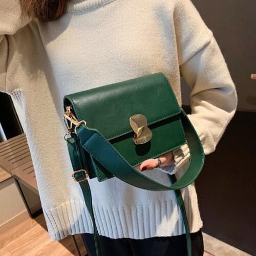 2021 New Fashion PU Leather Shoulder Bag Classic Soft Messenger Bag Famous Designer Women Handbag Travel Female Crossbody