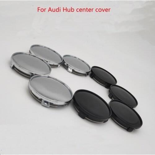 61MM Car original whele hub center cover modification wheel cover For audi new Q7/A4L/A3/Q3 car wheel hub cover car styling 4pcs