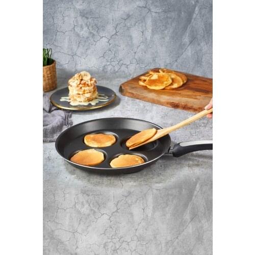 Pancakes Pan 4 Cavity Pan Cake Dumplings Eggs And Dough Work Frying Pan 28cm - Kinox Kitchen