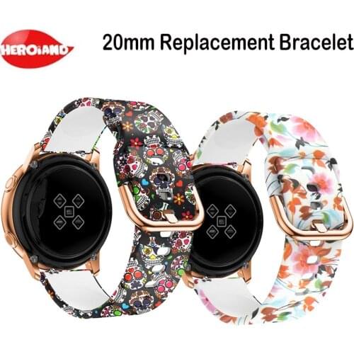Smartwatch Wrist Band Bracelet For Samsung Galaxy Watch 42mm Strap Replacement Belt For Samsung Galaxy Active 2 40mm 44mm Watch