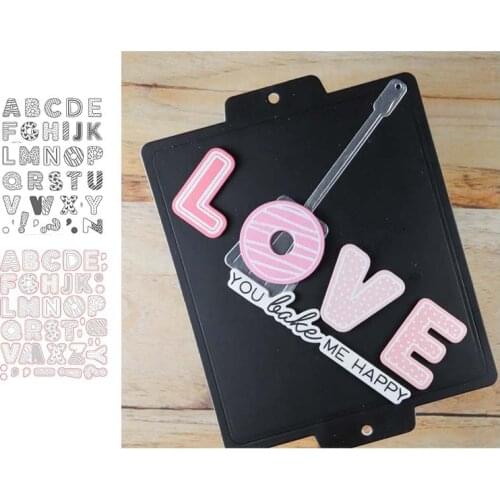Special English Letters Words Metal Cutting Dies and Clear Stamps Scrapbooking Craft Stencil Seal Sheet Decor Embossing Template