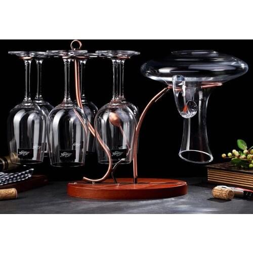 Decanter rack upside down red wine glass decanter integrated rack drain rack goblet red wine glass wine glass holder