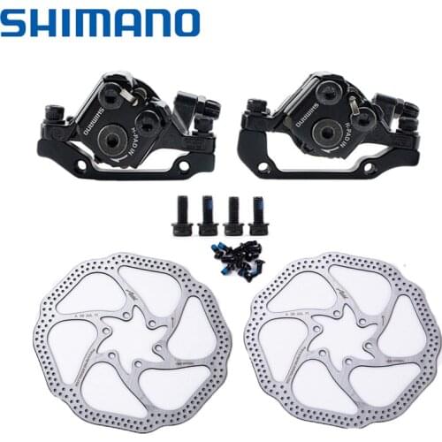 Shimano BR-M375 TX805 Mechanical Disc Brake Calipers for Acera Alivio Deore with Resin Pads M375 caliper w/n G3 HS1 Rotor TX805