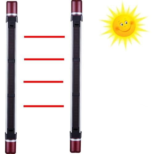 Waterproof 4 Beam Wireless 433MHz Solar Powered Infrared Grating Detector Barrier Sensor For GSM WiFi PTSN Home Burglar System