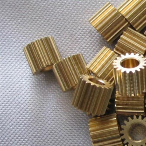 0.3M 16T 17T 18T 20T 24T Copper Gear 1.5/2/3/4mm Hole DIY Model