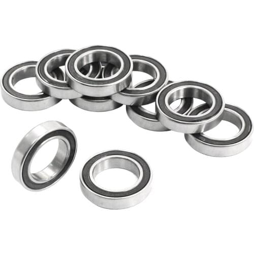 10Pcs 6802-2RS 15x24x5mm Metal Shielded Sealed Deep Groove Ball Bearings
