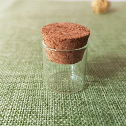 5ml Mini Glass packing bottles, Wishing jars, test tubes with cork stoppers for kinds paties 24X25mm 20pcs/lot Free shipping