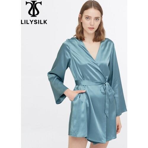 Женские халаты LILYSILK China At AliExpress