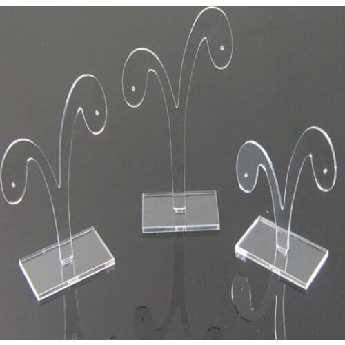 Fashion Acrylic Earring Display Frame Transparent Jewelry Display Frame Earring Earring Holder Ornaments Receive Display Props
