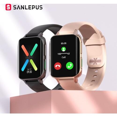 2021 SANLEPUS New Smart Watch Men Women Bluetooth Call Watch Waterproof Smartwatch MP3 Player For OPPO Android iOS Xiaomi Huawei