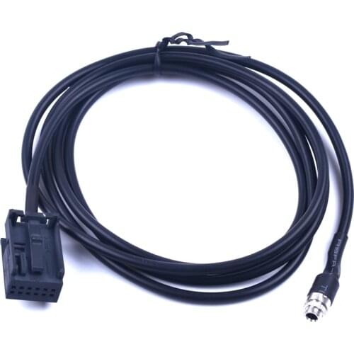 CD 6000 AUX Audio Input Adapter Connection Cable For Ford Fiesta Fusion Transit Car 3.5mm Female Jack Plug