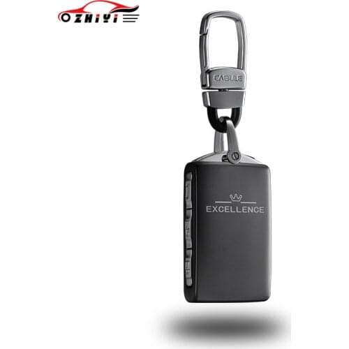 Suitable for Volvo Modified New XC60 90 S90 Shell Buckle Cover Key Case Metal Aluminum Alloy Key Case Bag