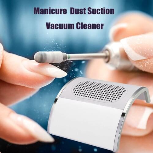 80W Nail Dust Collector Fan Cleaner Nail Dust Big Power Vacuum Collector Manicure For Manicure Nails Collector For Nail Art Tool