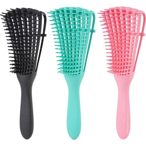 Hair Brush Scalp Massage Comb Detangle Hairbrush Wet Curly Health Care Comb for Salon Hairdressing Styling Tool