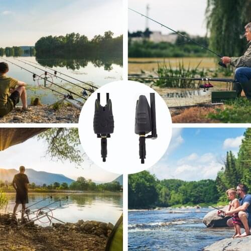 Fish Bite Alarm Carp Fishing Black Aluminium Alloy Snag Bar Ear Windproof Fishing Rod Connector For Fishing Bite Alarm Carp
