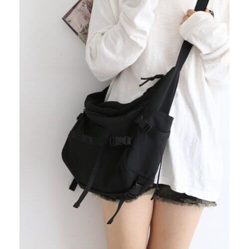 New Trend Crossbody Bags for Women Solid Color Bag Female Luxury School Shoulder Bag College Student Tuition 2020 Bookbag