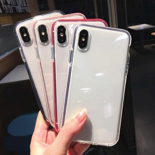 100pcs Ultra Thin Clear Silicone Phone Cover Transparent Case Back Shell For iPh 11 Pro Max Soft TPU Silicone Cover