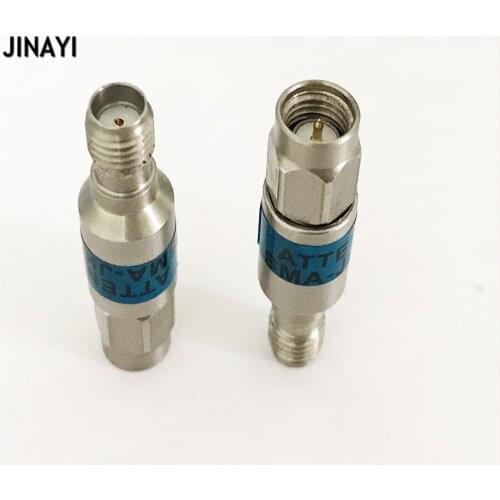 5pcs 2W Stainless Steel SMA Female to SMA Male Coaxial Coax Cable Connector Attenuator DC-6GHz 10db 15db 20db