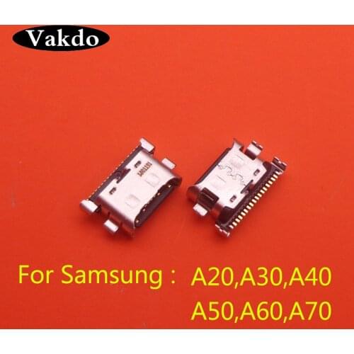 50Pcs/Lots USB Charging Port For Samsung A20 A30 A40 A50 A60 A70 A01 A20S A30S A50S A21S A51 A71 Connector Jack Socket Plug