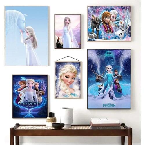 Disney Animation "Frozen" Movie Full Diamond Embroidery Diamond Painting DIY Diamond Mosaic Cross Stitch Kits for Home Decor