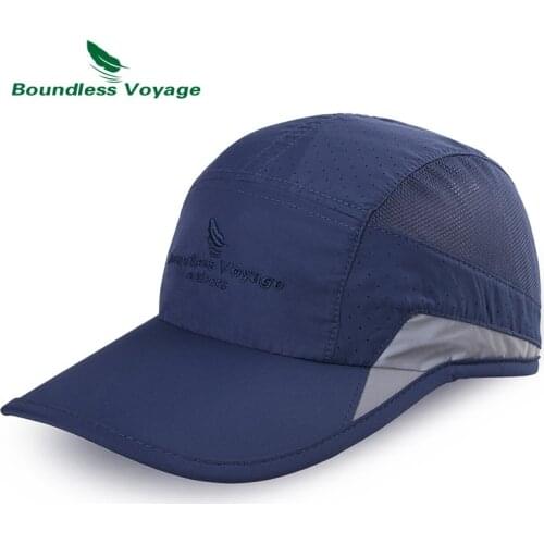 Men Women Lightweight Baseball Cap Breathable Summer Baseball Hat Outdoor Sports Quick-dry Cap UV protection Sunhat Running Cap