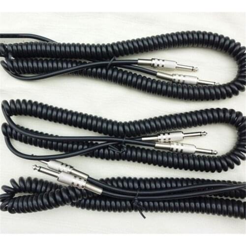 A Black Stretch Flexible Scalability 5M Electric Guitar Amplifier Audio Cable Pedal Cable Musical Instruments