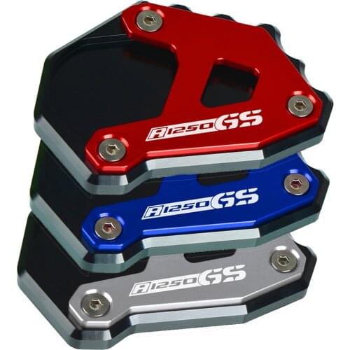 For BMW R1250GS CNC Kickstand Side Stand Vergroter Plaat Extension Pad R1250 GS R 1250 GS R 1250GS ADV ADVENTURE 2019 2020 2021