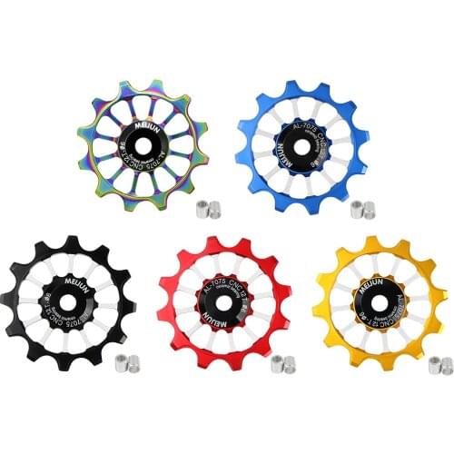 Brand New High Quality 12T Positive Negative Bicycle Derailleur Guide Wheel Ceramic Bearing MTB Road Bike Pulley Jockey Wheel