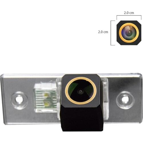Misayaee Golden HD 1280x720P Car Rear View Parking Backup Camera for Skoda Fabia/Passat B5/Bora/ Touareg/Tiguan/Santana Octavia
