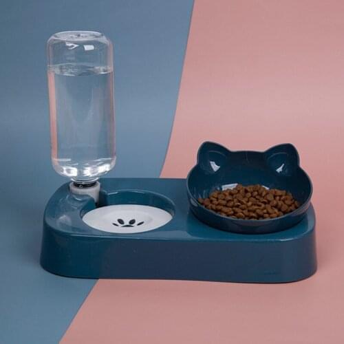 Pet Dog Cat Food Feeder Bowls Automatic Drinking Water Dispenser Food Feeder Pet Accessories Pet Food Bowls
