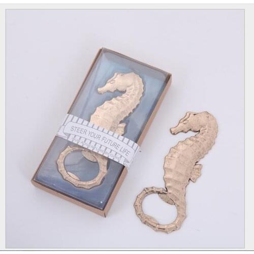 Creative new golden seahorse opener wedding party offers and gifts for beer openers party supplies