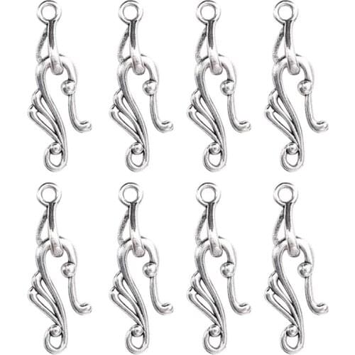 20pcs S Shape Hook DIY Fit Necklace Bracelet Jewelry Findings Making Wholesale For Women Supplies For Jewelry
