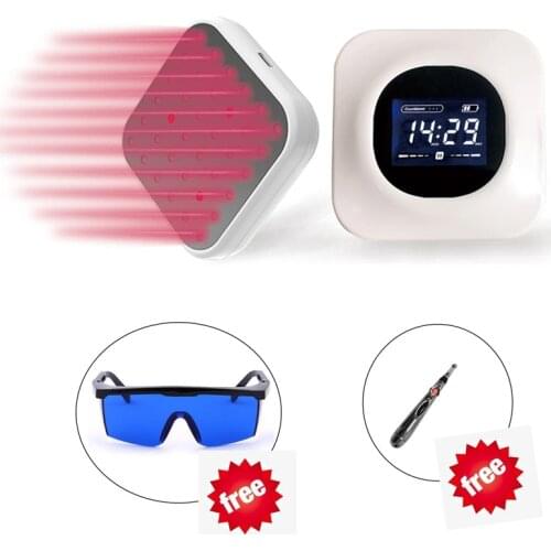 LASTEK 36 Laser Probes Pain Relief Therapy Device with 2 Gifts 808nm Laser Protect Goggles and acupuncture pen