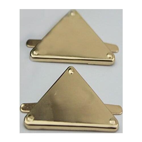 1pcs Metal Triangle Shape Buckle Fashion Decoration Clasp for Webbing Leather Craft Bag Strap Belt Garment Luggage DIY Accessory