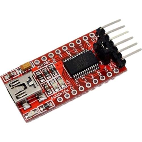 FT232RL Module USB2.0 To Serial Port TTL Downloader Supports 3.3V 5V Suitable for STC Microcontroller