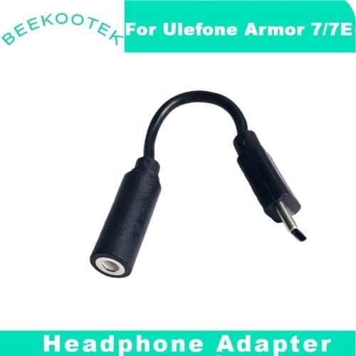 New Original Ulefone Armor 7E Type-C 3.5mm AUX Headphones Adapter for Ulefone Armor 7 Type C To 3.5 Jack Earphone Audio cable
