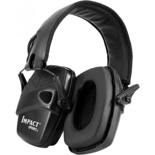 Wholesale 2Pcs Howard Leight Black Electronic Shooting Earmuff Anti-noise Headset Impact Sound Amplification Protective Headset
