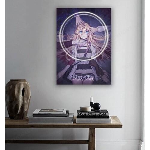 Angels of Death Anime Canvas Poster Painting Wall Art Decor Living Room Bedroom Study Home Decoration Prints