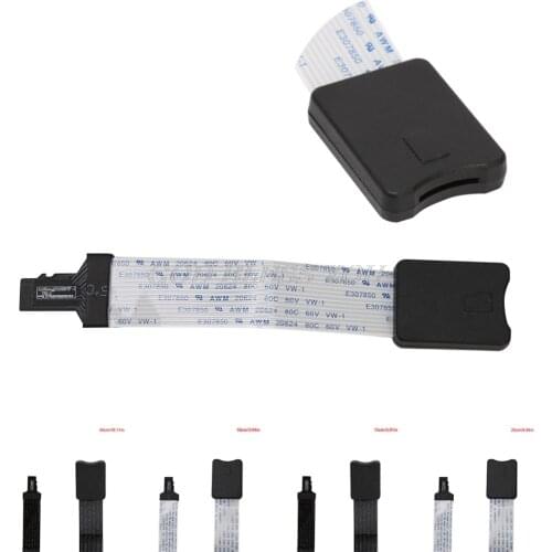 TF Male To MicroSD Female Card Reader Extension Adapter Cable Extender For Phone Car GPS TV 10/15/25/46cm Drop Shipping