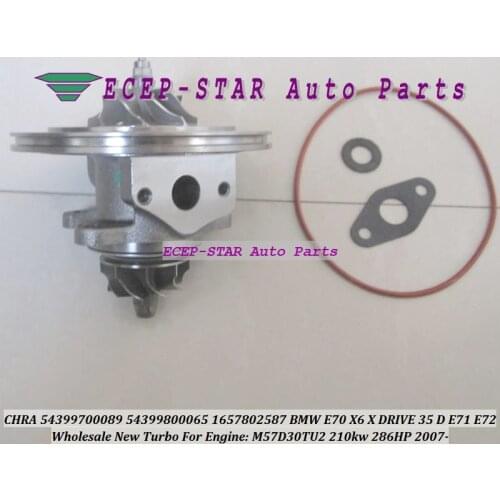 Turbo Cartridge 54399700089 54399800065 54399880065 5439-988-0065 54399800089 5439-970-0065 E70 X6 X DRIVE 35 D E71 E72 210kw