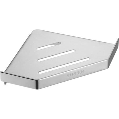 Corner Shelf Stainless Steel Shower Caddy Anti-Rust Corner Storage Shower Organizer Wall Mount for Kitchen Bathroom