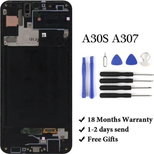 LCD For Samsung A30S A307 LCD Display For Samsung A30S A307 LCD Screen Touch Digitizer Assembly For Samsung A30S LCD display