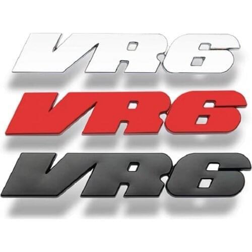 1x VR6 logo VR6 car sticker metal sticker